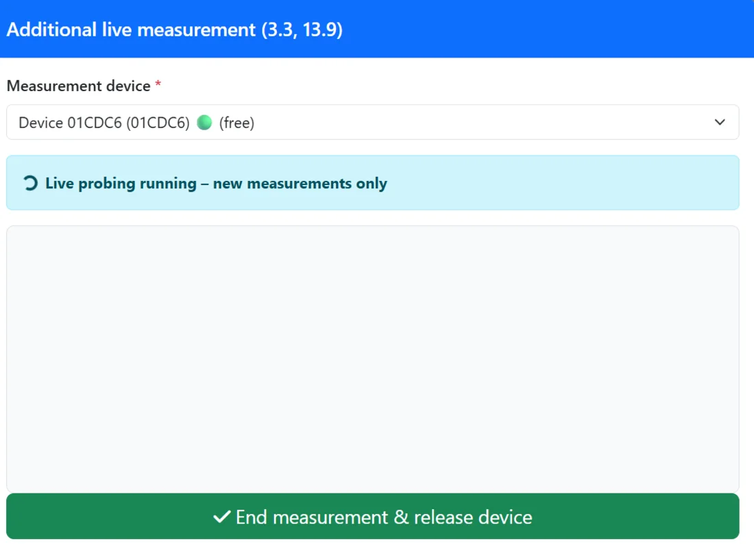 Live device ingest